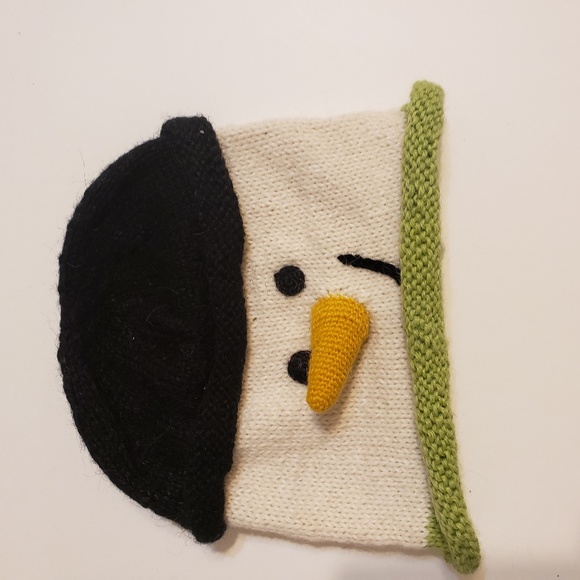 Alpaca snowman child cap - Picture 3 of 4